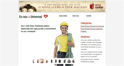 Desktop Screenshot of eusouauniversal.com